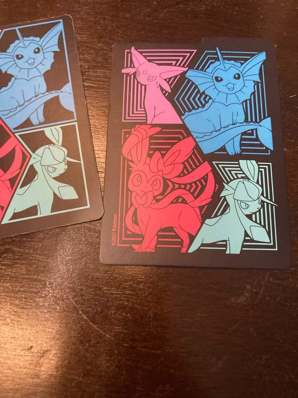 Pokemon Eeveelutions Neon Sleeve Set - Pink Blue Mint